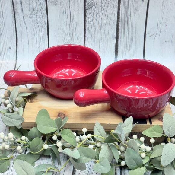 Rae Dunn Christmas Soup Bowls Santa and HoHoHo - Picture 2 of 2